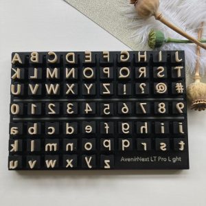 Stempel set AvenirNext LT